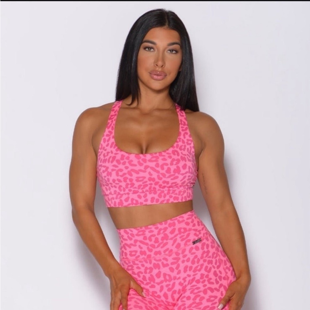 Bombshell Sportswear cheetah sports bra
